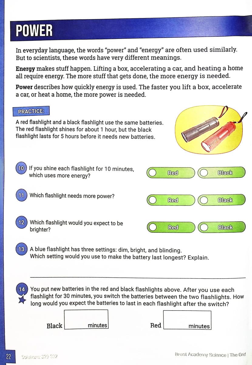 Beast Academy Level 4 Science Books - Ages 9-12