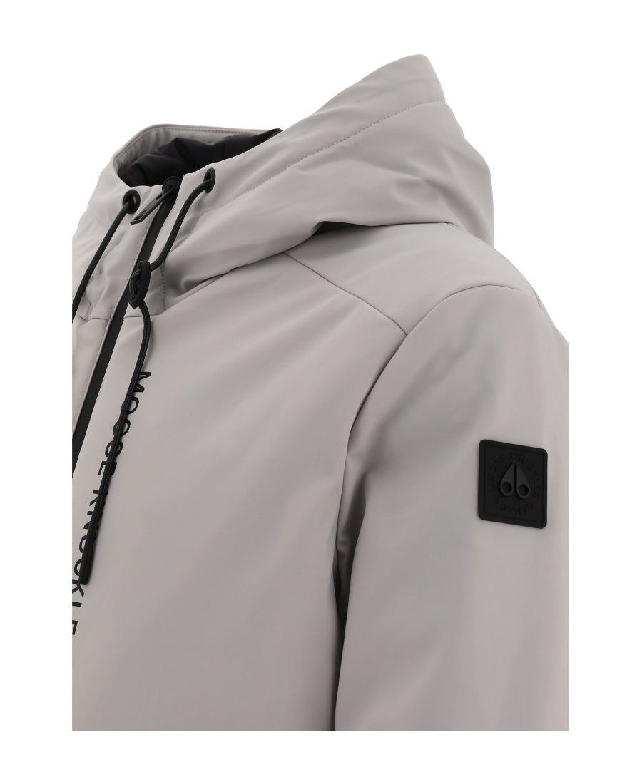 Moose Knuckles Kids Kennedy Hoodie - Plaster