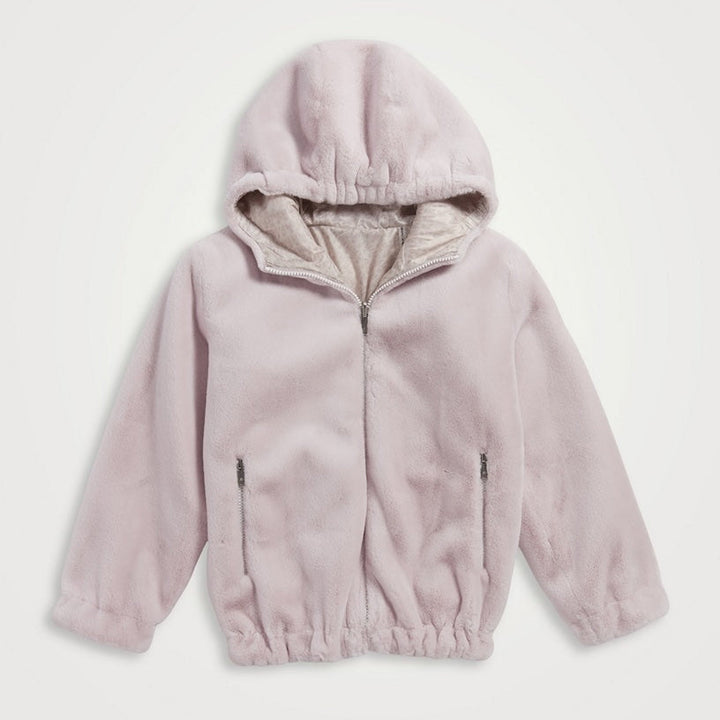 Moose Knuckles Kids Simcoe Reversible Bunny Jacket - Pale Pink
