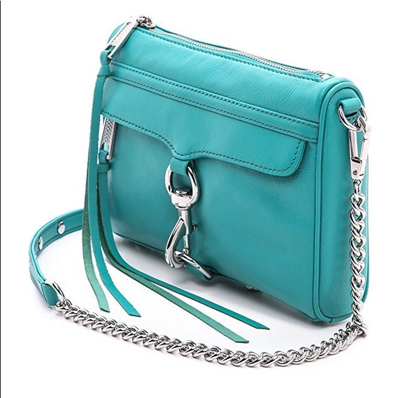 Rebecca Minkoff MINI MAC Shoulder Bag - Teal