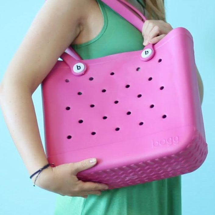 Bogg Baby/Small Bag - Haute Pink 15x13x5.25 in
