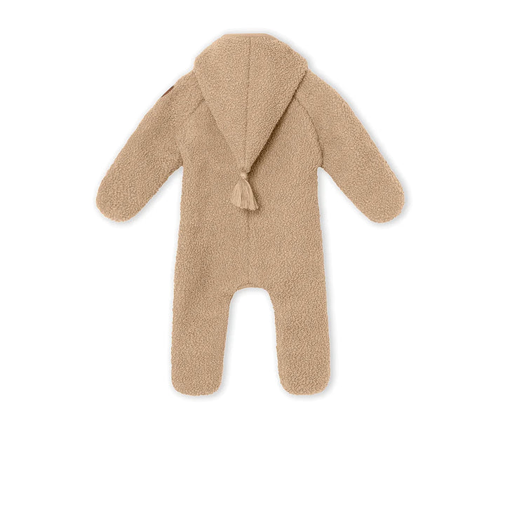 MINI A TURE Baby MATADEL Teddyfleece Jumpsuit - Savannah Tan