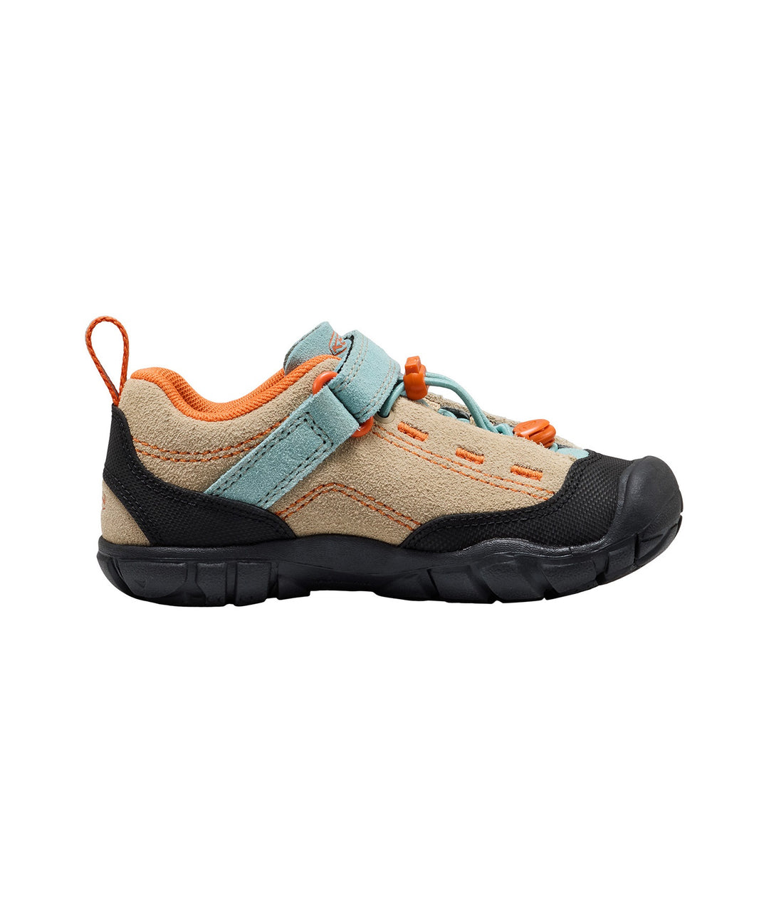 >KEEN Kids Jasper II Play-Anywhere Comfort Leather Sneaker - SAFARI/AQUIFER