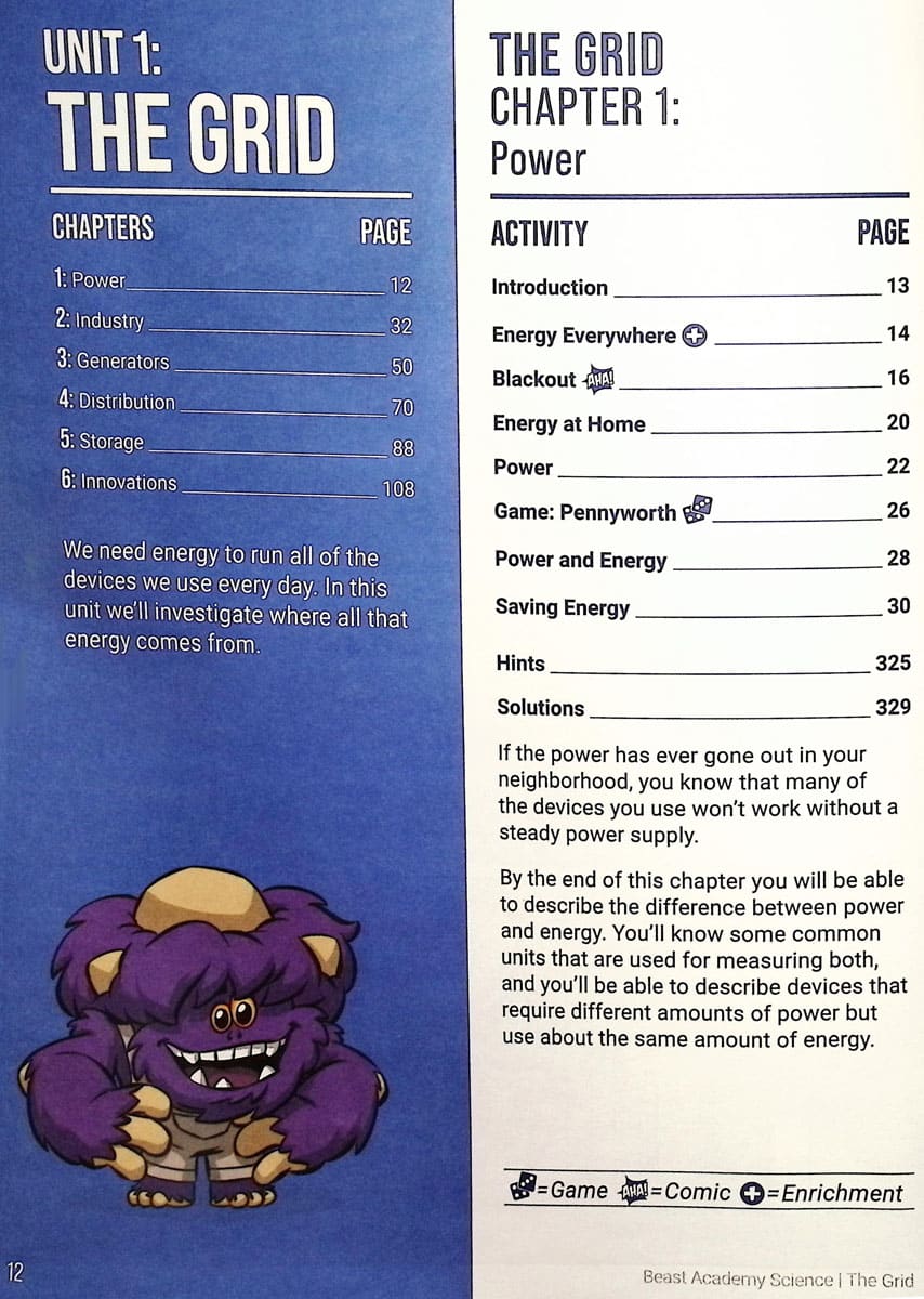 Beast Academy Level 4 Science Books - Ages 9-12