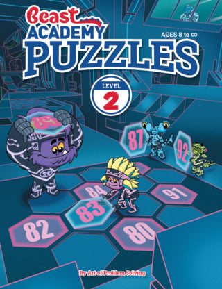 Beast Academy Level 2 - Ages 7-9 with FREE Puzzles Book