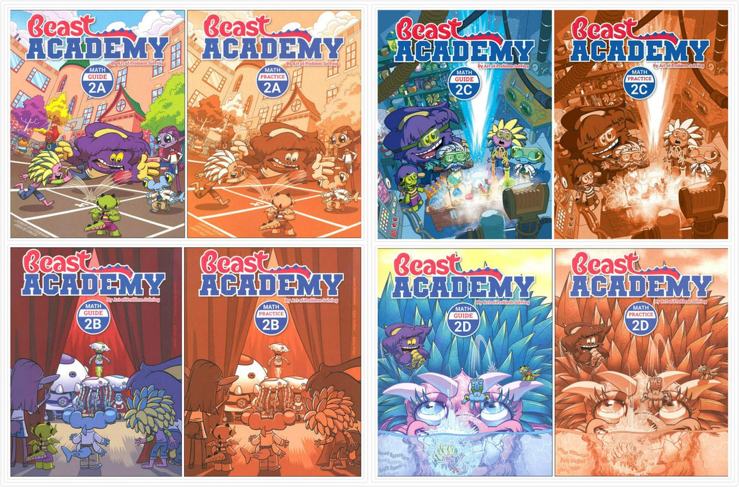 Beast Academy Level 2 - Ages 7-9 with FREE Puzzles Book