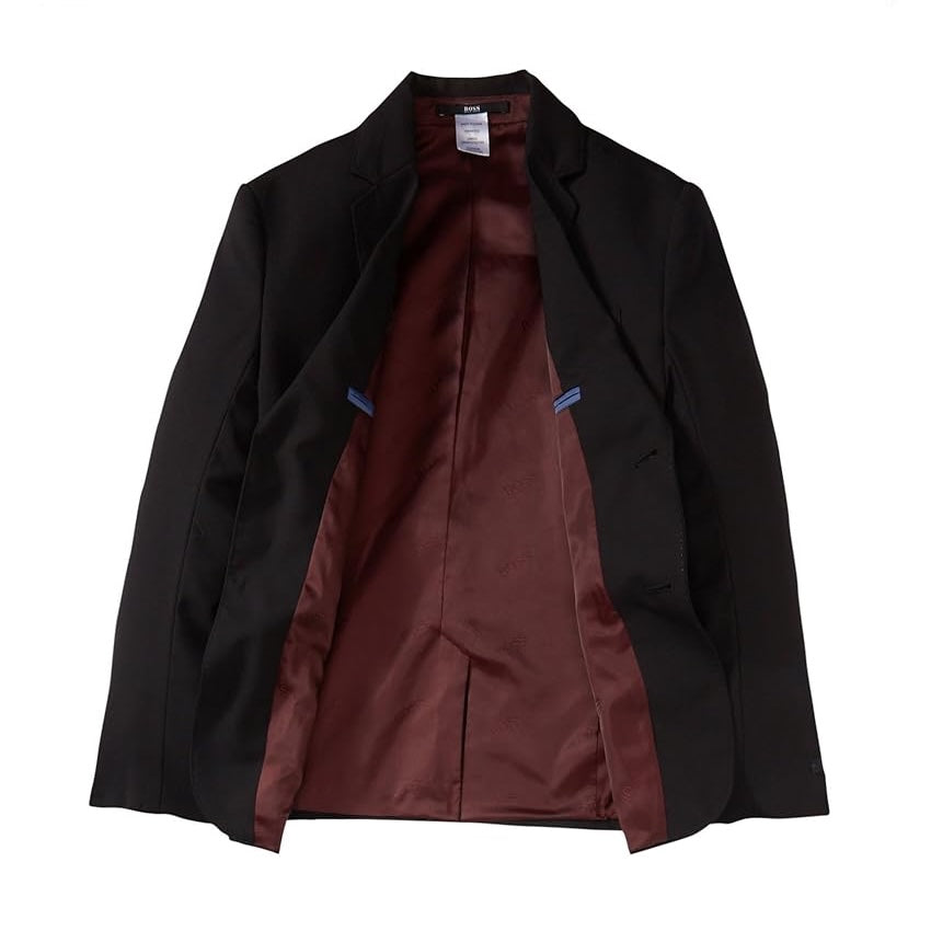 HUGO BOSS Kids Boys Black Suit Set