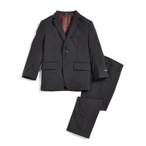 HUGO BOSS Kids Boys Black Suit Set