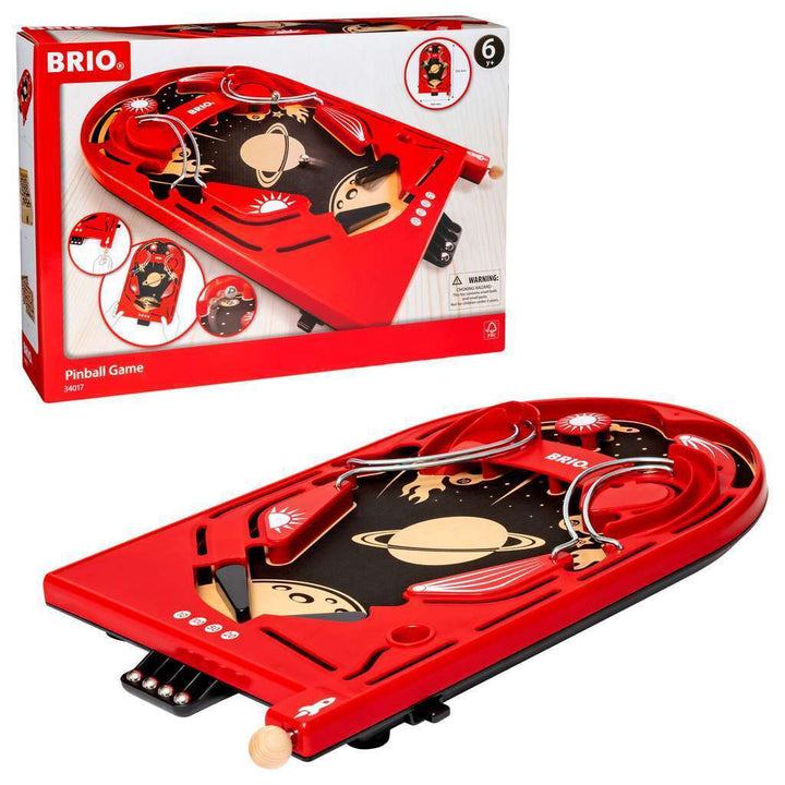 >BRIO Pinball Game - A Classic Vintage, Arcade Style Tabletop Game 6+ 34017