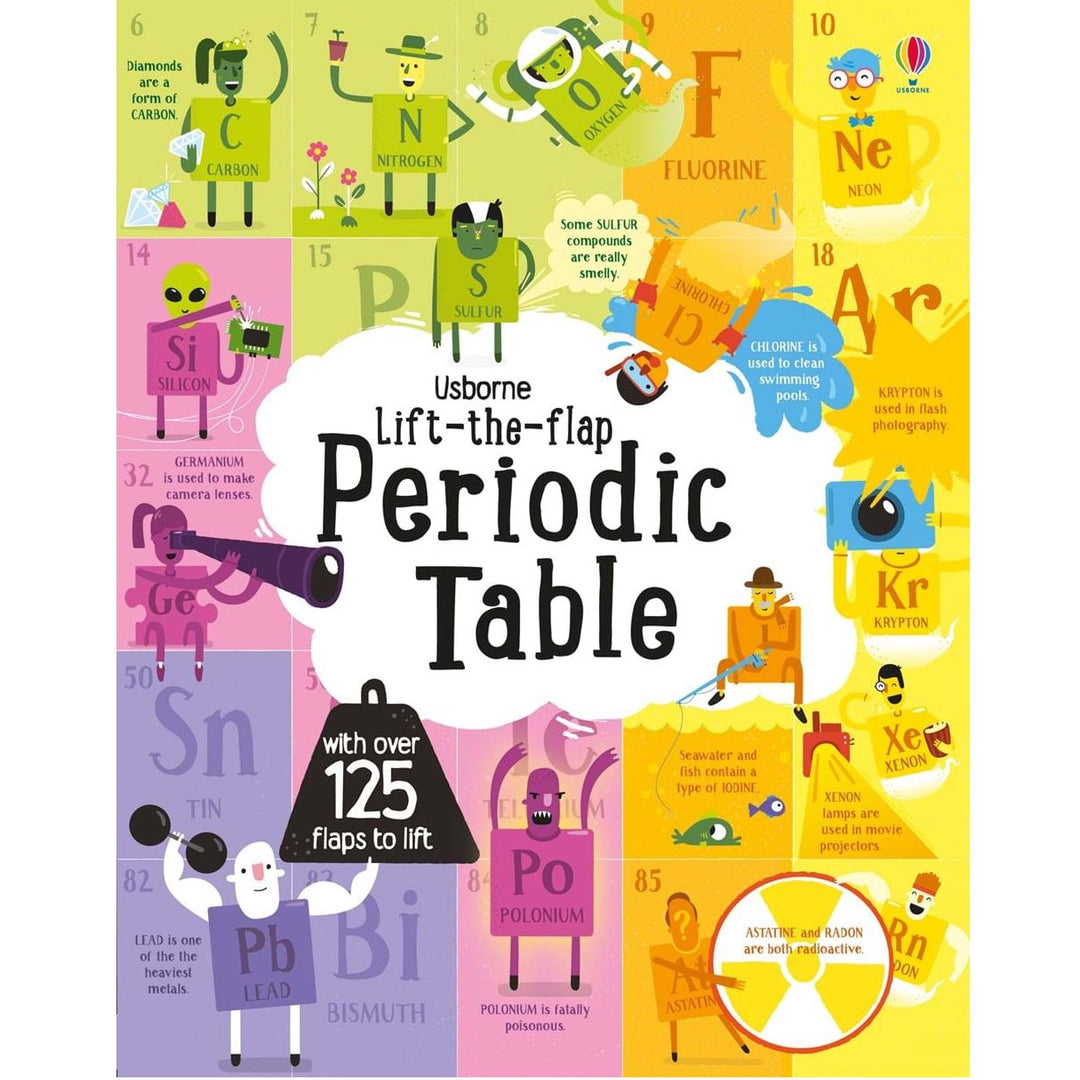 USBORNE Lift-the-Flap Periodic Table 6Y+