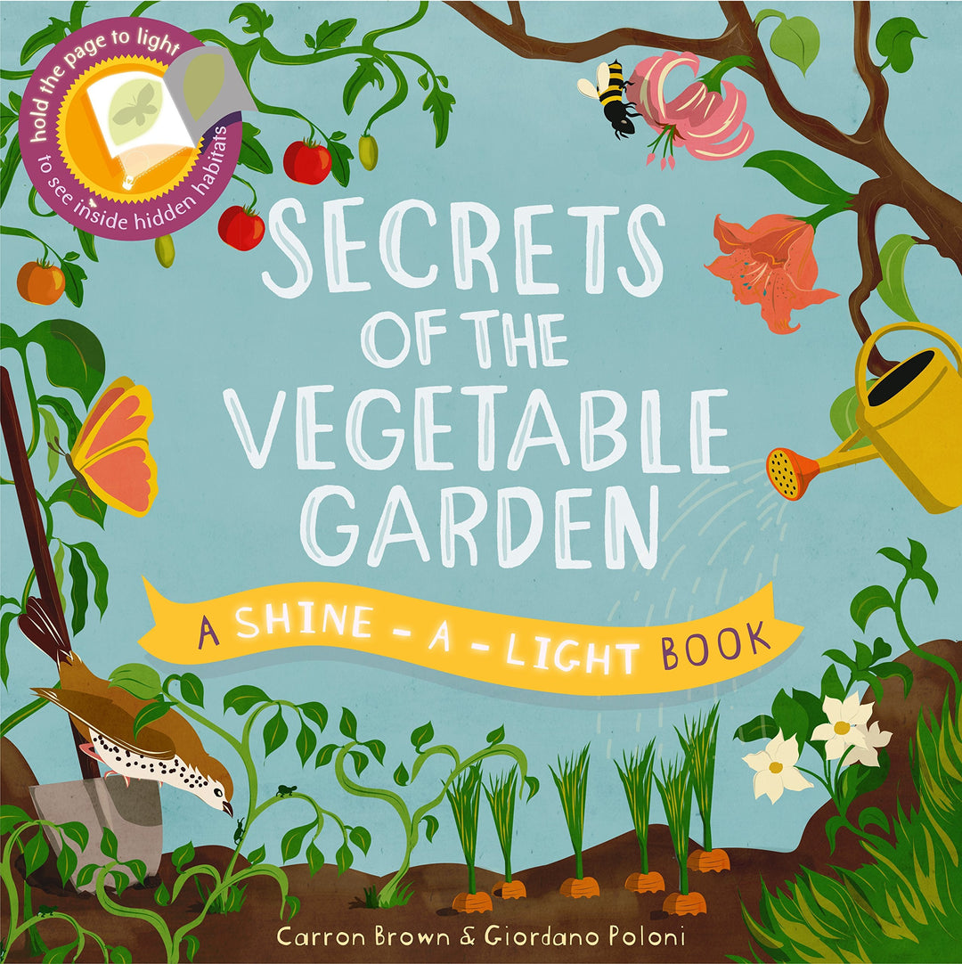 USBORNE Shine-a-Light - Secrets of The Vegetable Garden