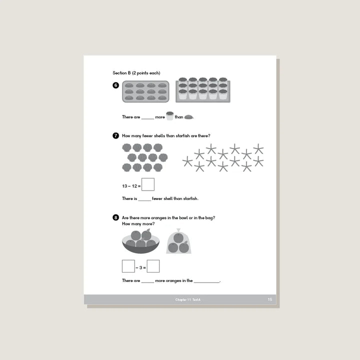 >Singapore Math - Dimensions Math Tests 1B