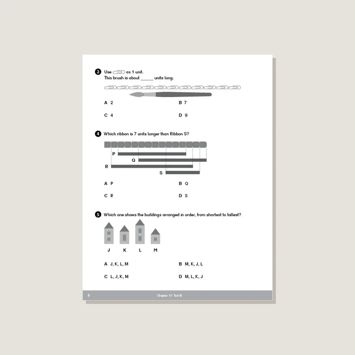 >Singapore Math - Dimensions Math Tests 1B