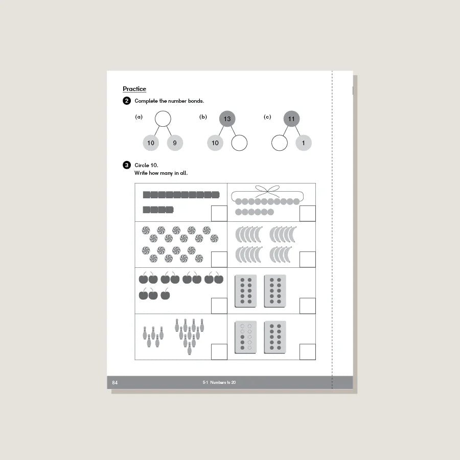 Singapore Math - Dimensions Math Workbook 1A