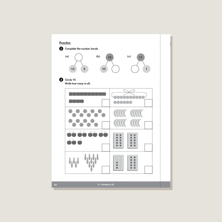 Singapore Math - Dimensions Math Workbook 1A