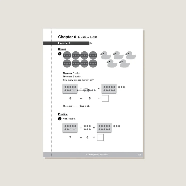 Singapore Math - Dimensions Math Workbook 1A