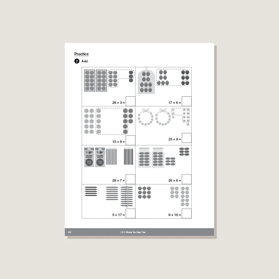 >Singapore Math - Dimensions Math Workbook 1B