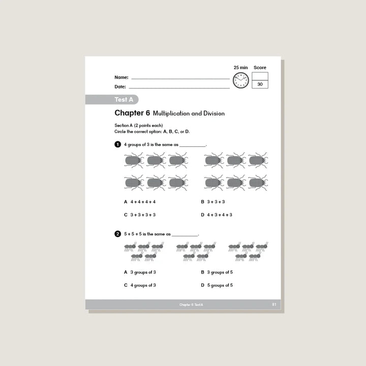 >Singapore Math - Dimensions Math Workbook 2A