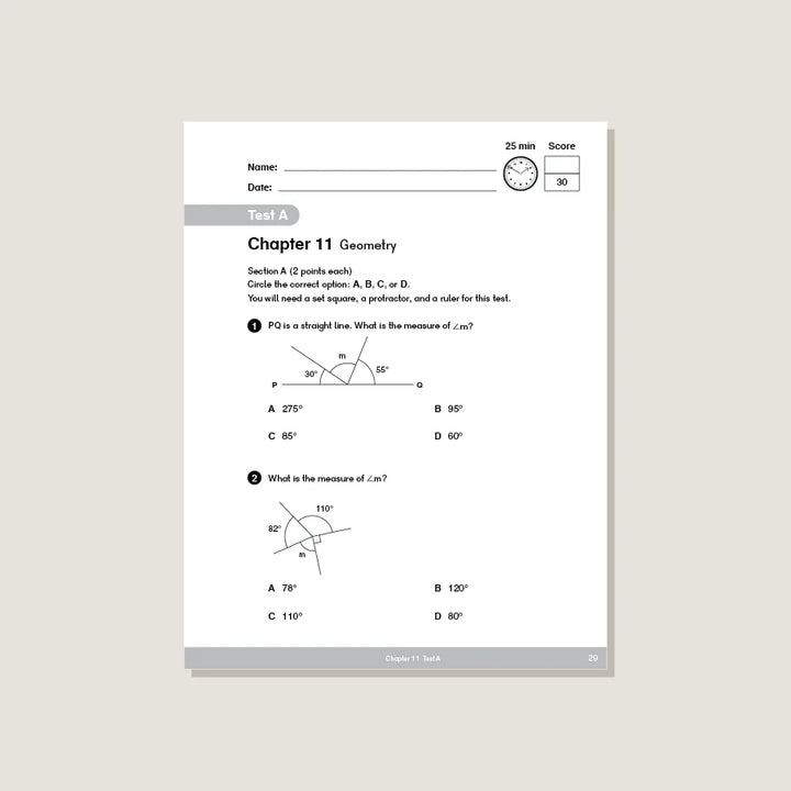 Singapore Math - Dimensions Math Tests 5B