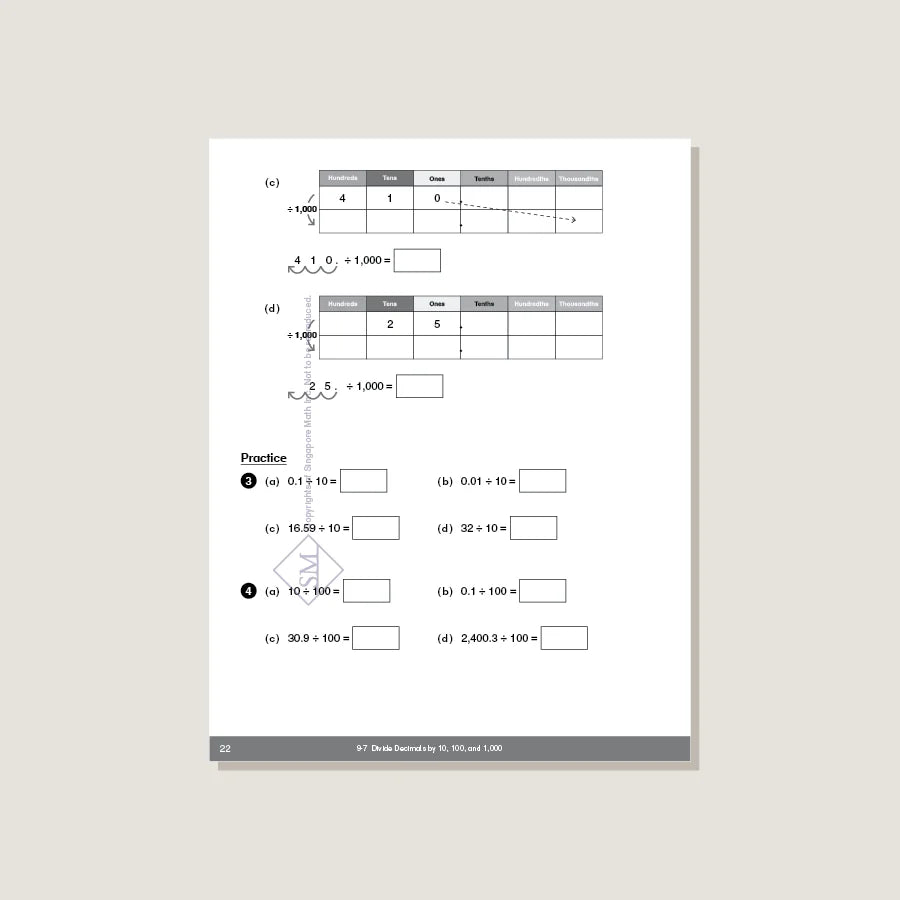 >Singapore Math - Dimensions Math Workbook 5B