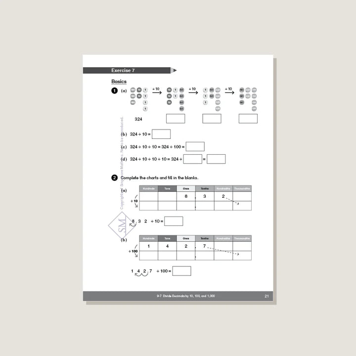 >Singapore Math - Dimensions Math Workbook 5B