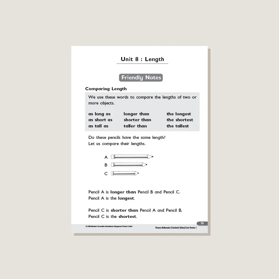 >Singapore Math Primary Mathematics Extra Practice Grade 1