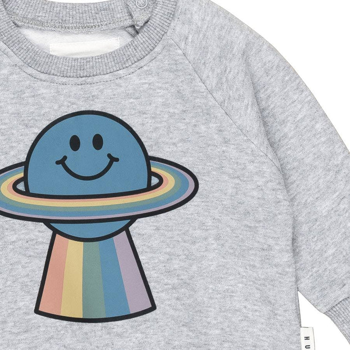 Huxbaby Baby Rainbow Planet Sweatshirt