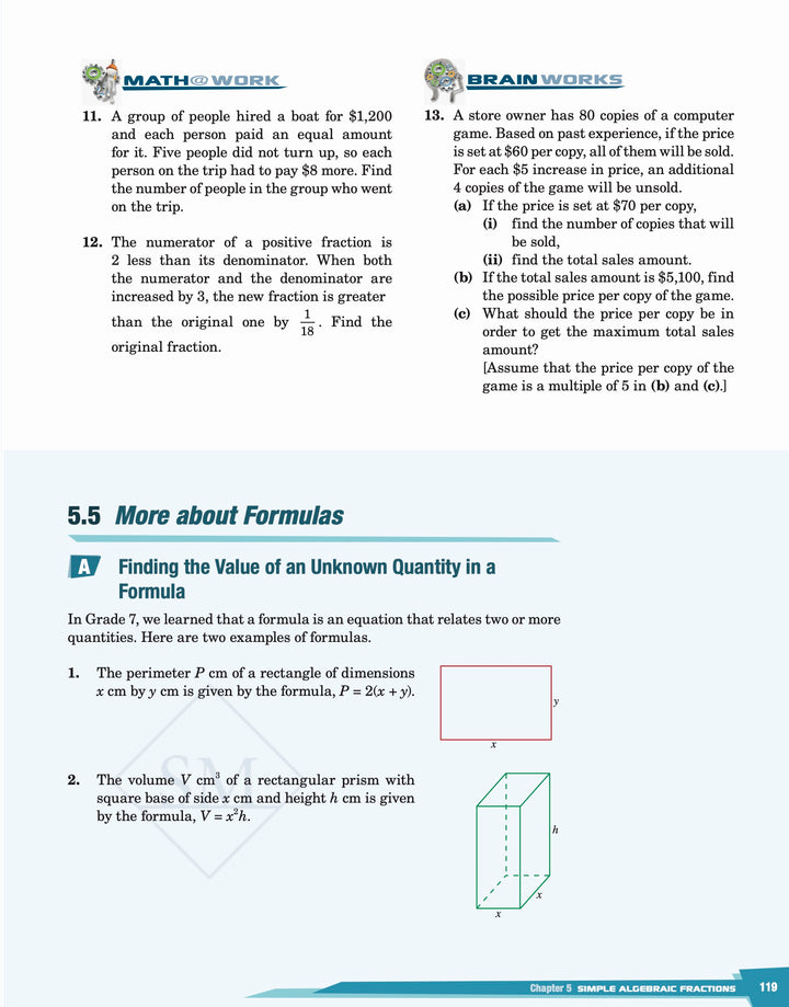 Singapore Math - Dimensions Math Textbook 8A