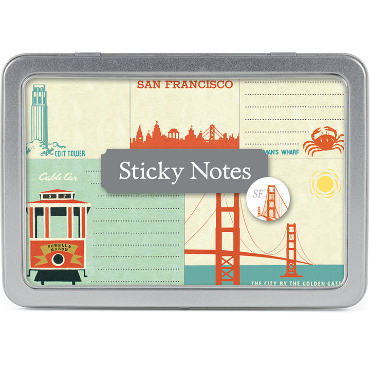 >Cavallini Sticky Notes - San Francisco