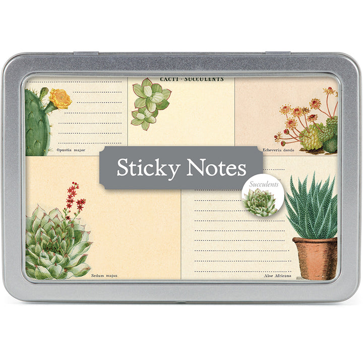 >Cavallini Sticky Notes - Cacti & Succulents