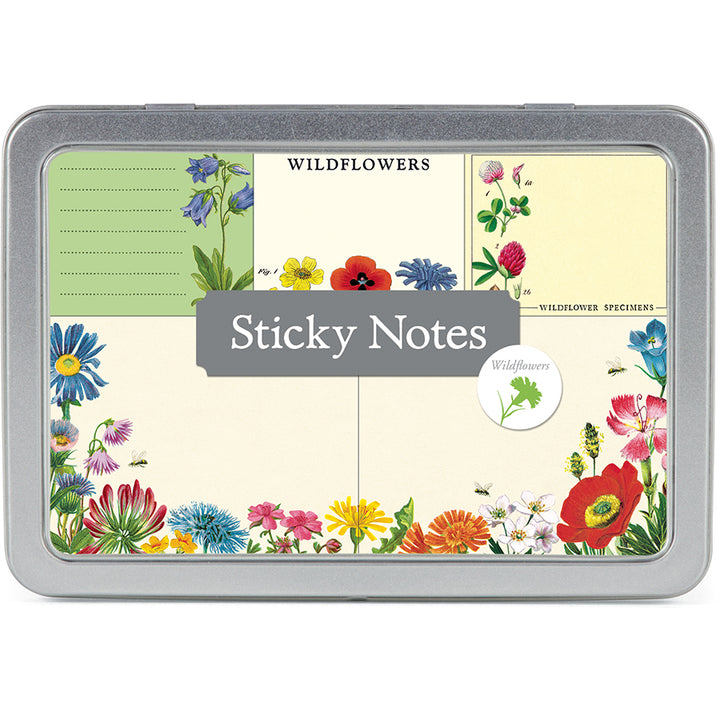 >Cavallini Sticky Notes - Wildflowers