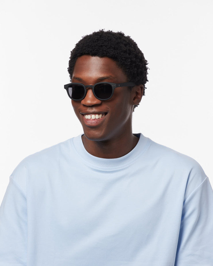 >IZIPIZI PARIS Men/Women‘s Polarized Sunglasses in Rectangular #C - Black