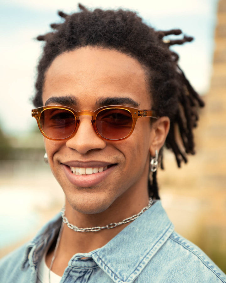 >IZIPIZI PARIS Men/Women‘s Sunglasses in Square #C CROSSROAD - Golden Canyon