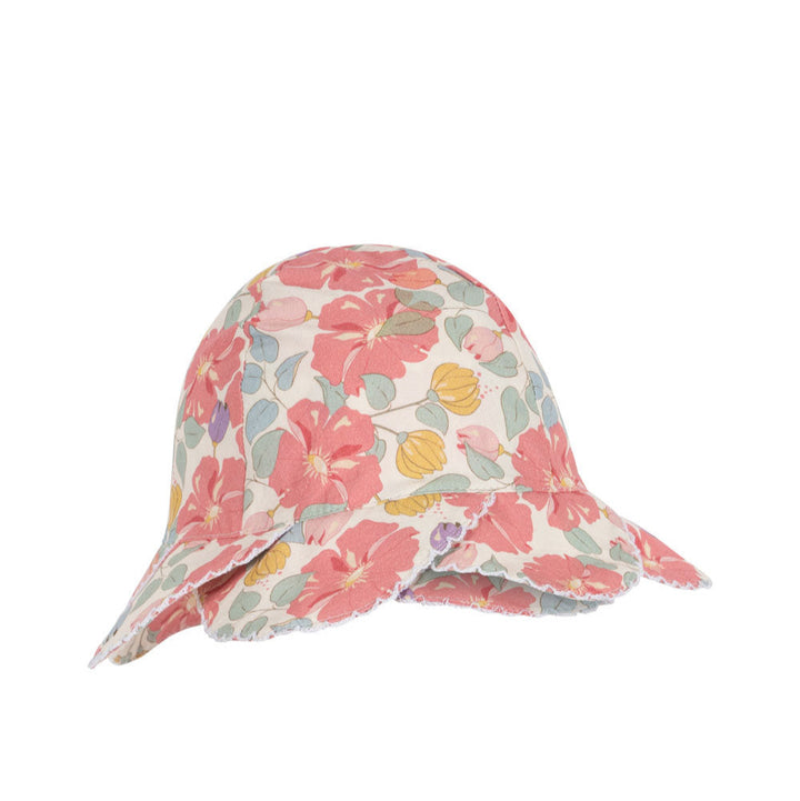 Konges Sloejd Kids Coeur Scallop Sun Hat Gots - Fleur Anglaise