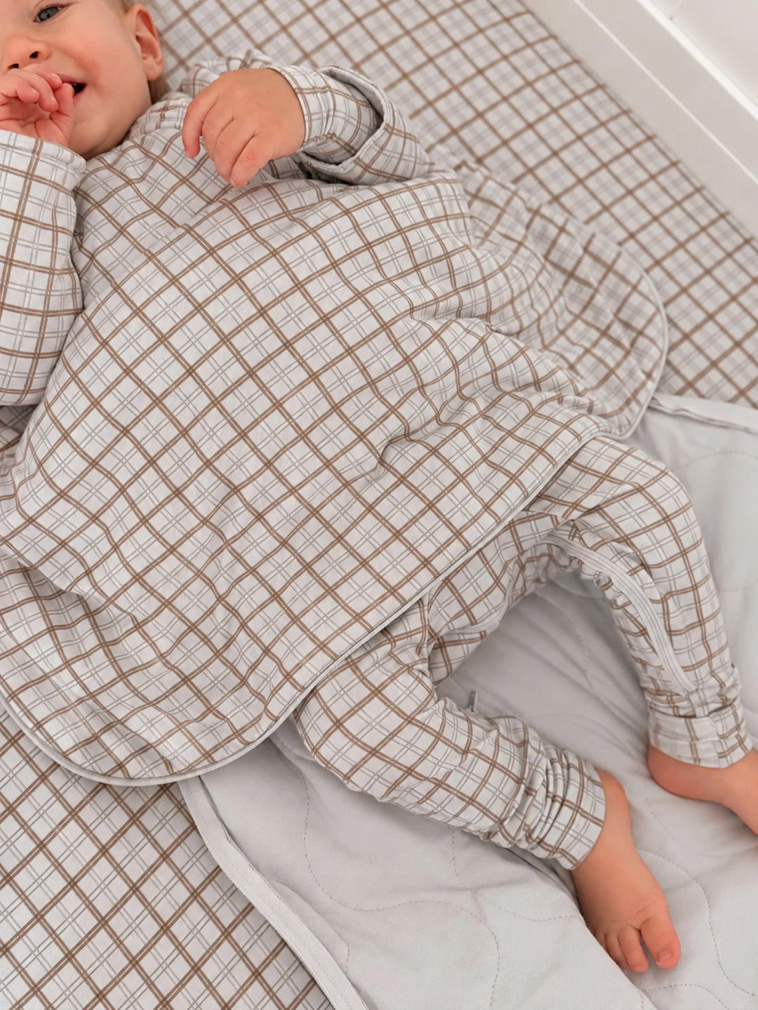 >Gunamuna Baby 1.0 TOG Long Sleeve Sleep Sack - Plaid