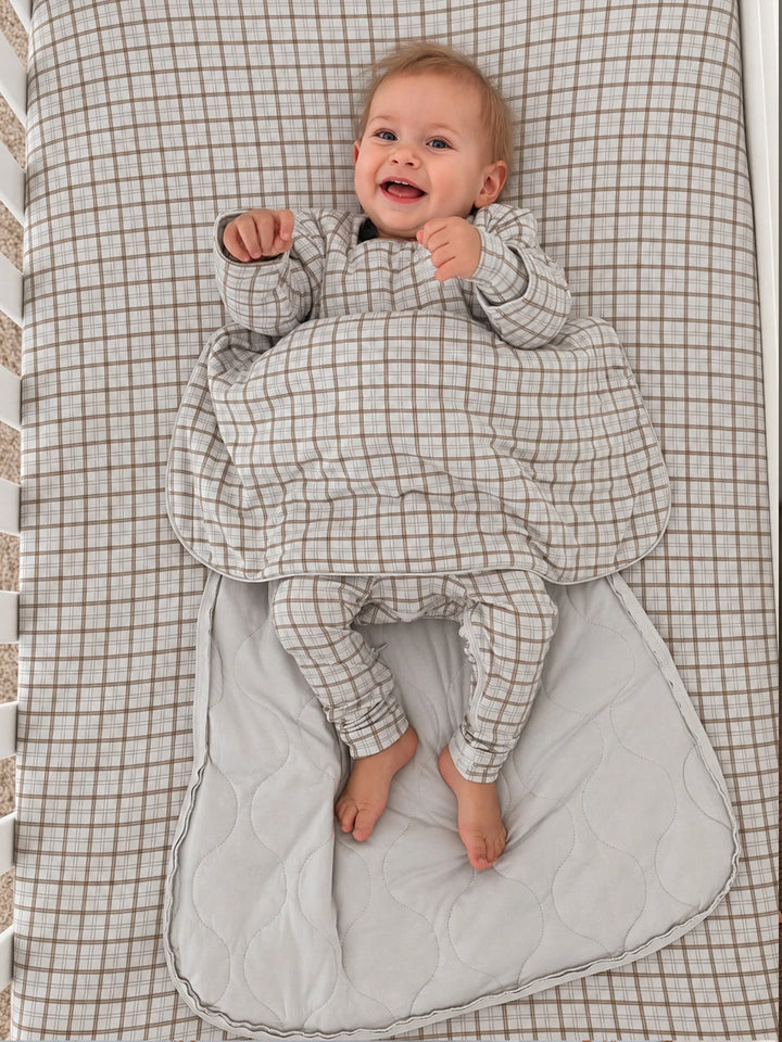 >Gunamuna Baby 1.0 TOG Long Sleeve Sleep Sack - Plaid