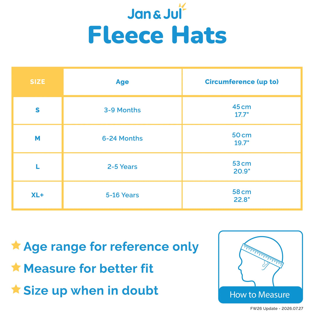 >Jan & Jul Kids Fleece Animal Hats - Cream Bunny