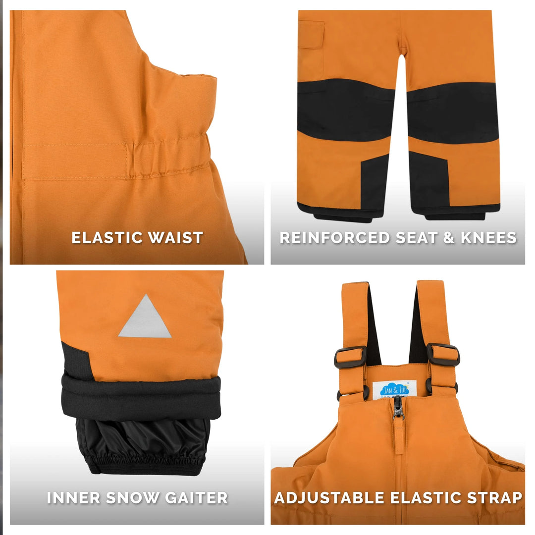 >Jan &amp; Jul Kids Snow Overalls - Dark Navy