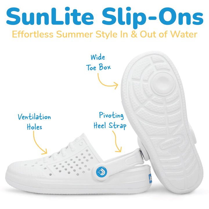 >Jan &amp; Jul Kids SunLite Slip-On Sandals - Soft Pink