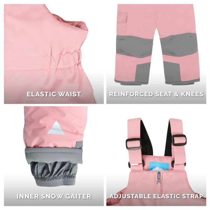 >Jan &amp; Jul Kids Snow Overalls - Lavender