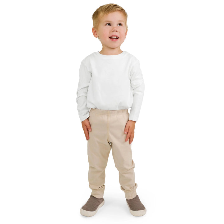 >Jan & Jul Kids Base Layer Pants - Oatmeal