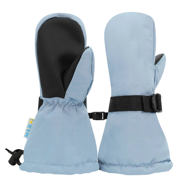 >Jan &amp; Jul Kids Toasty-Dry Waterproof Snow Mitten - Dusty Blue