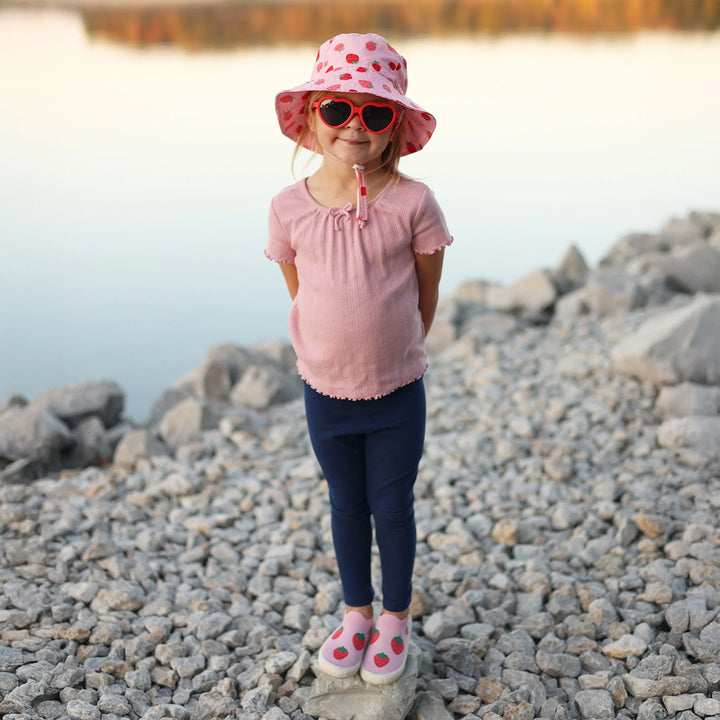 >Jan & Jul Kids Polarized Heart Sunglasses - Nautical Red