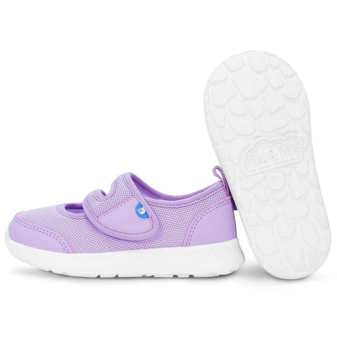 >Jan &amp; Jul Kids Lite Mary Jane Shoes - Dusty Purple