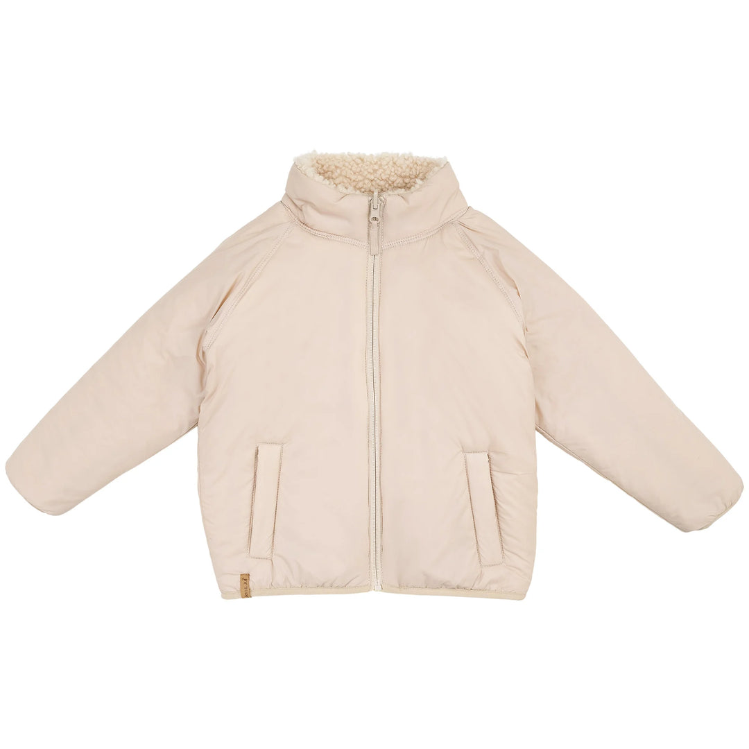 >Jan &amp; Jul Kids/Women Reversible Fleece Jacket - Oatmeal