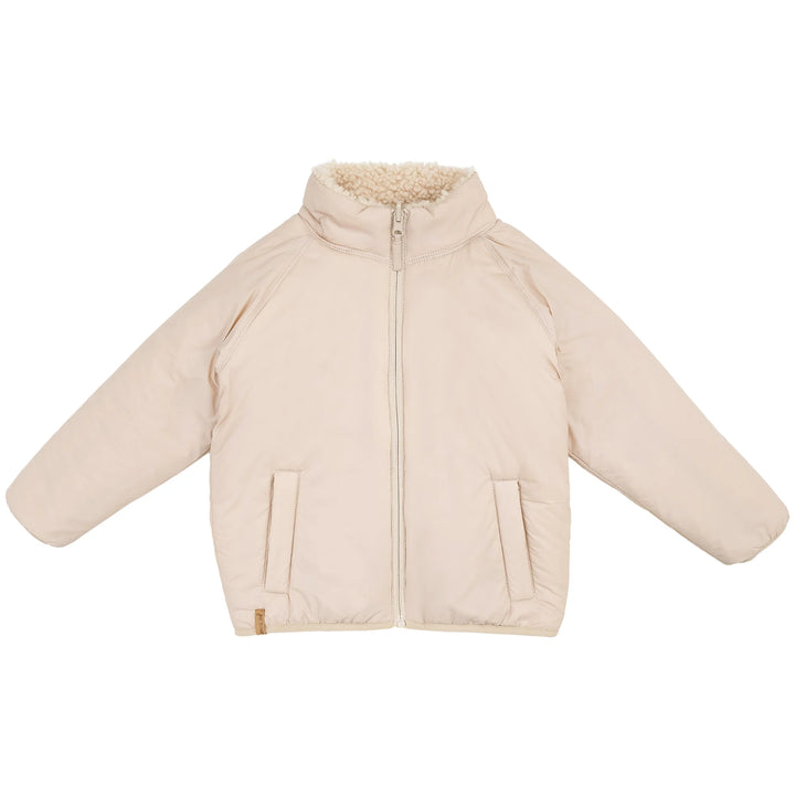 >Jan &amp; Jul Kids/Women Reversible Fleece Jacket - Oatmeal