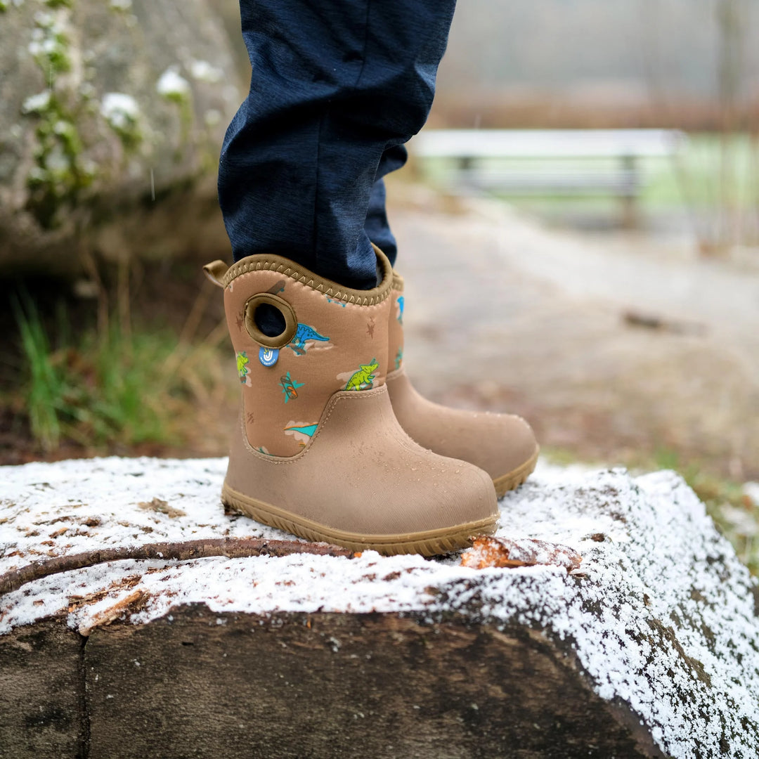 >Jan &amp; Jul Kids Toasty-Dry Lite Winter Waterproof Boots - Skater Dinos