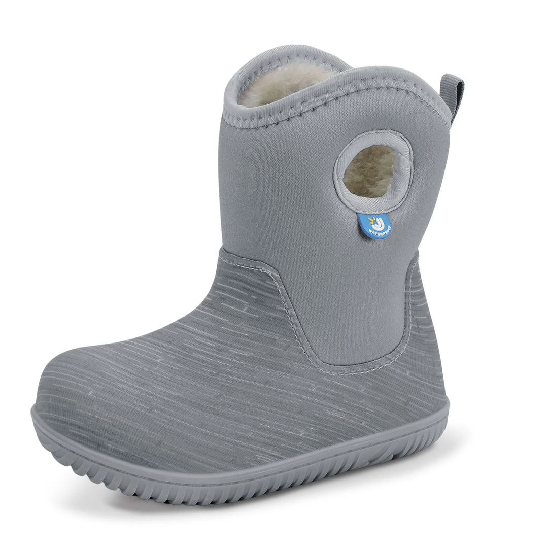 >Jan &amp; Jul Kids Toasty-Dry Lite Winter Waterproof Boots - Grey Birch