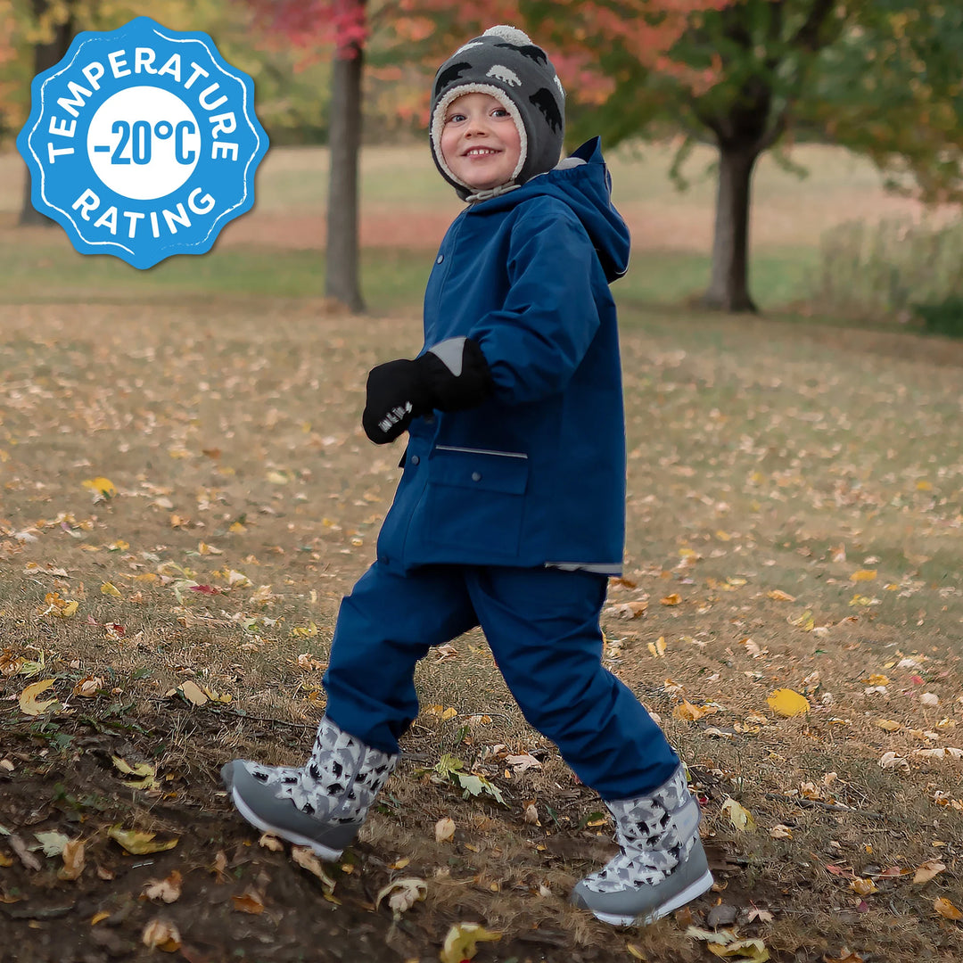 >Jan &amp; Jul Kids Toasty-Dry Tall Puffy Winter Boots - Polar Pals