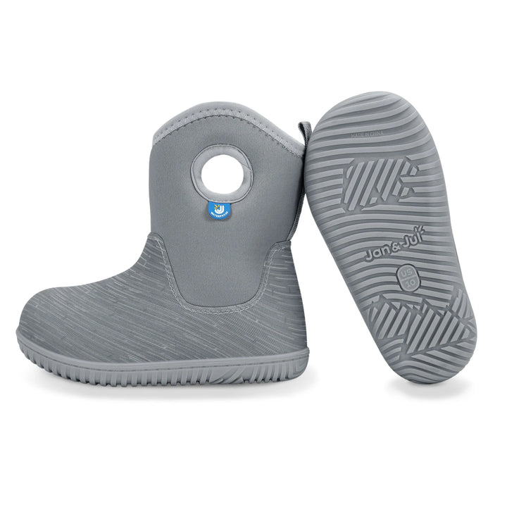 >Jan &amp; Jul Kids Toasty-Dry Lite Winter Waterproof Boots - Grey Birch